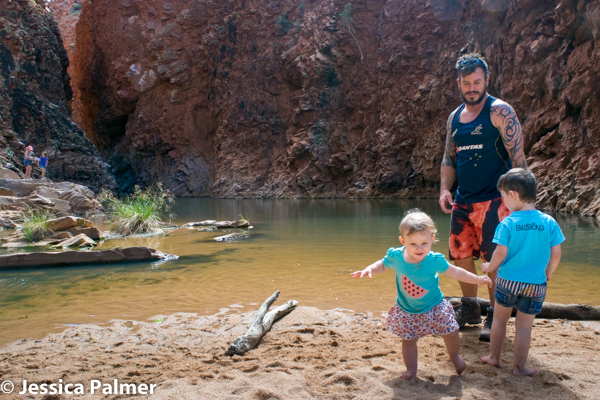 wild swimming in the red centre