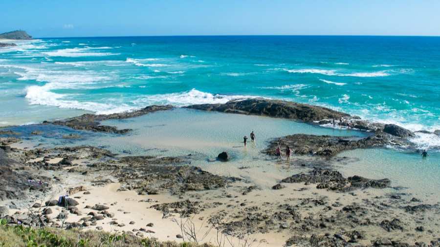 champagne pools fraser island