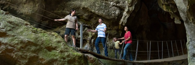 Capricorn Caves with kids