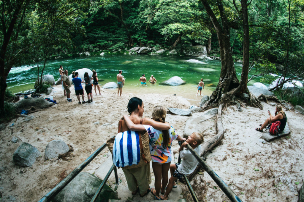 mossman gorge swimming and walks