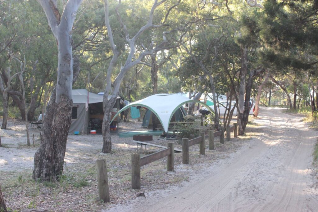 camping on fraser island