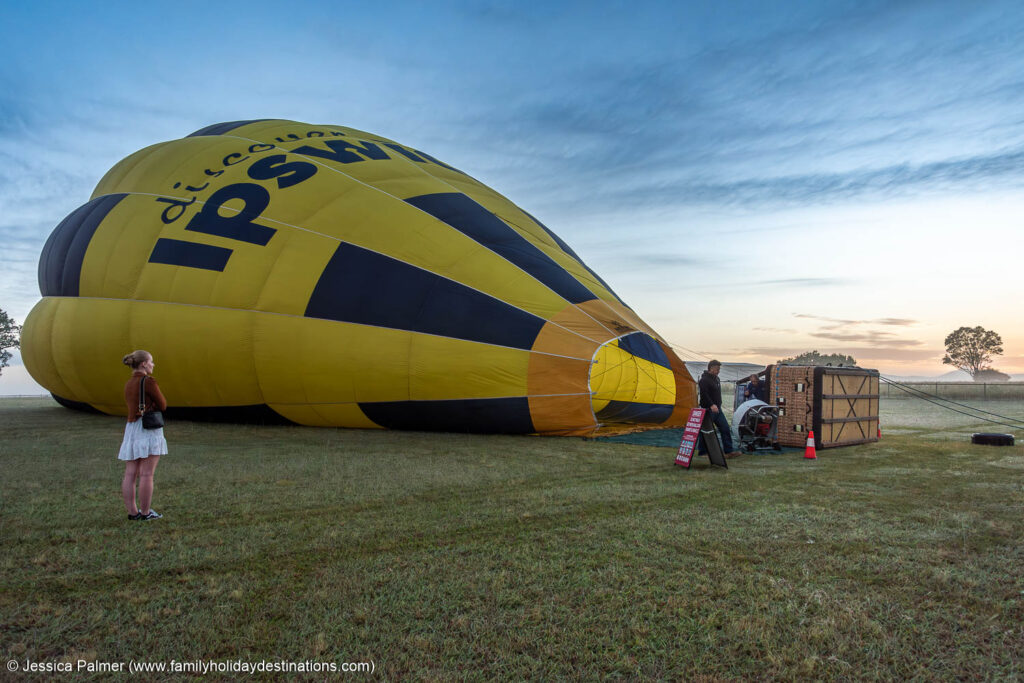 hot air balloon Ipswich
