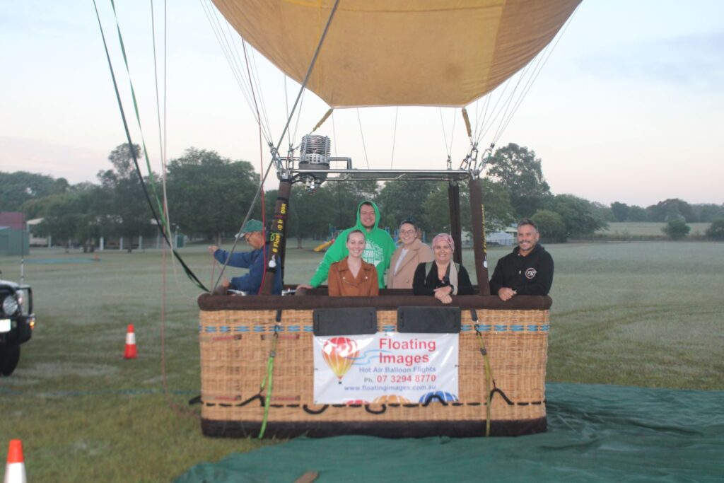 hot air balloon Ipswich