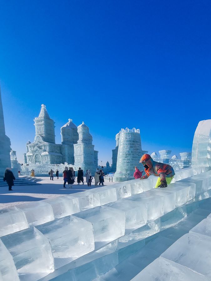 Asia with kids - Harbin Ice and Snow Festival