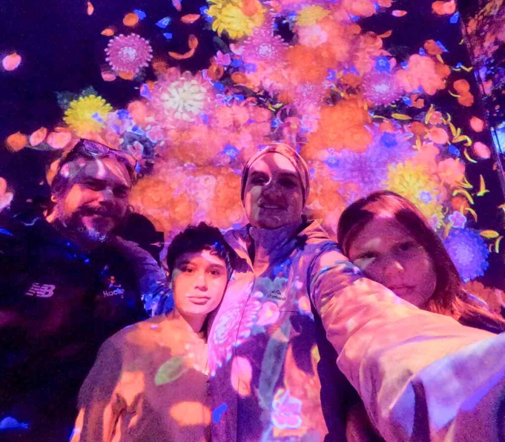 Asia with kids - Teamlab Borderless in Japan