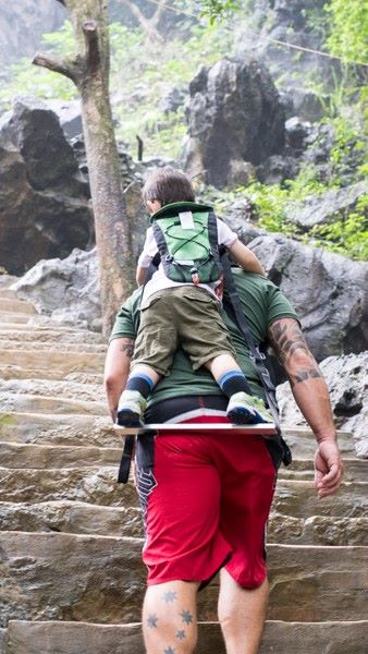 hiking with toddler