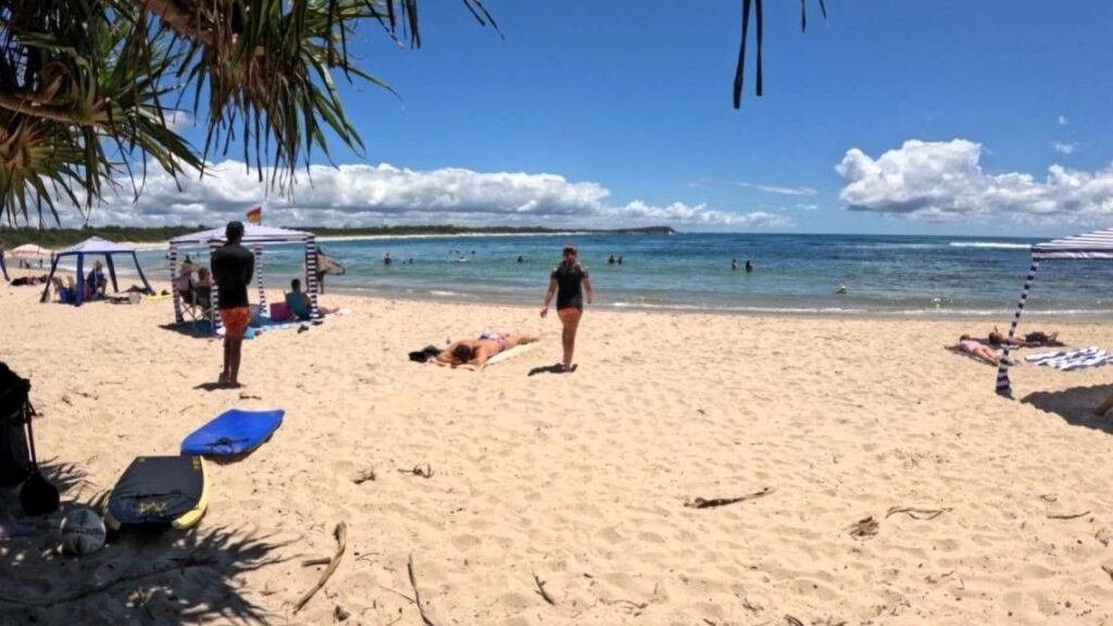 best beach in Yamba NSW