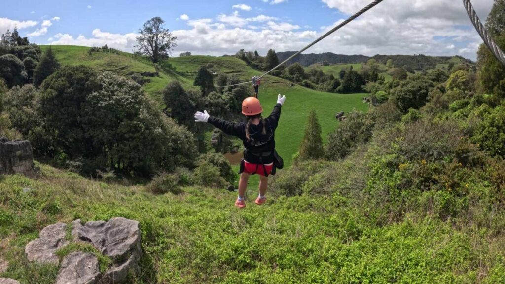Waitomo Caves Zipline Park review